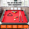 Vevor Billiards Table 6.3' Foldable Pool Table Set Includes Balls and Cues New