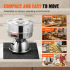 Vevor Sieve Machine Electric Vibrating Sifter 45W Automatic 10+60 Mesh Stainless Steel for Powders and Liquids New