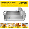 Vevor Evaporator Pan 36" x 24" x 18.9" Stainless Steel Maple Syrup Boiling Kit with Thermometer Divider Pan and Feed Tank New