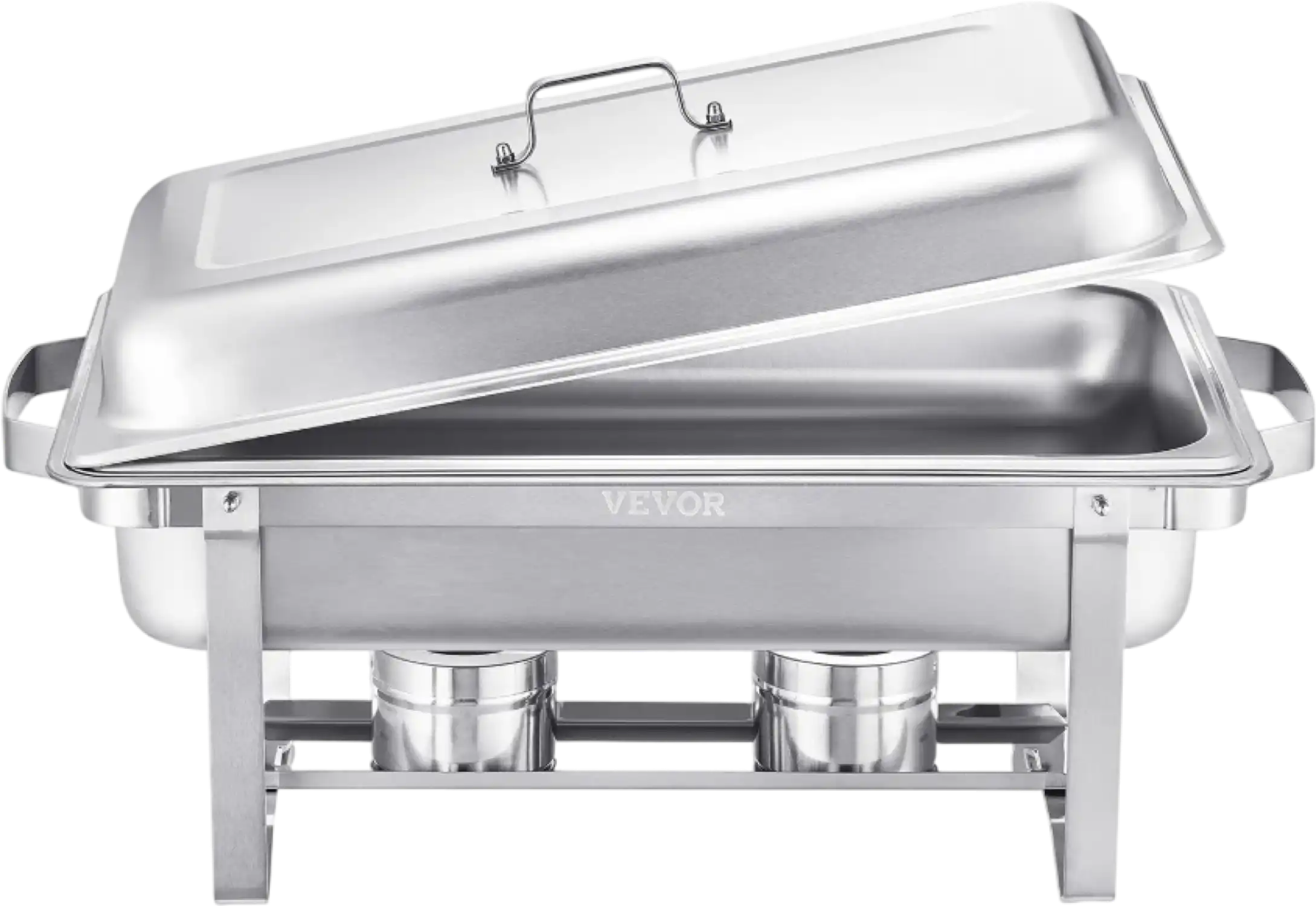 Vevor Chafing Dish Set 6-Pack 8 Qt Full-Size Stainless Steel Buffet Warmers New