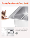 Vevor Chafing Dish Set 6-Pack 8 Qt Full-Size Stainless Steel Buffet Warmers New