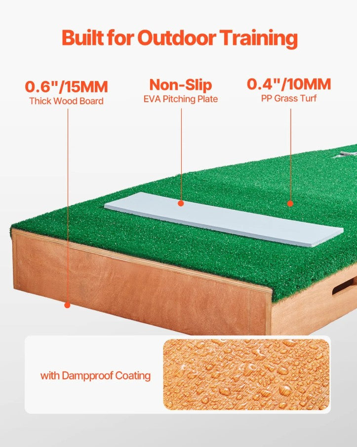 Vevor Portable Pitching Mound 85" Baseball and Softball Training Equipment New