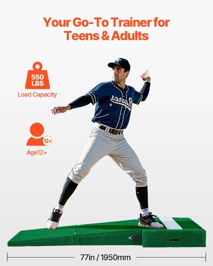 Vevor Portable Pitching Mound 77" Baseball and Softball Training Equipment New