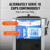 Vevor Ice Cream Machine 9-11.6 Gal per Hour Soft Serve 3 Flavors 3400W Stainless Steel with LED Panel New