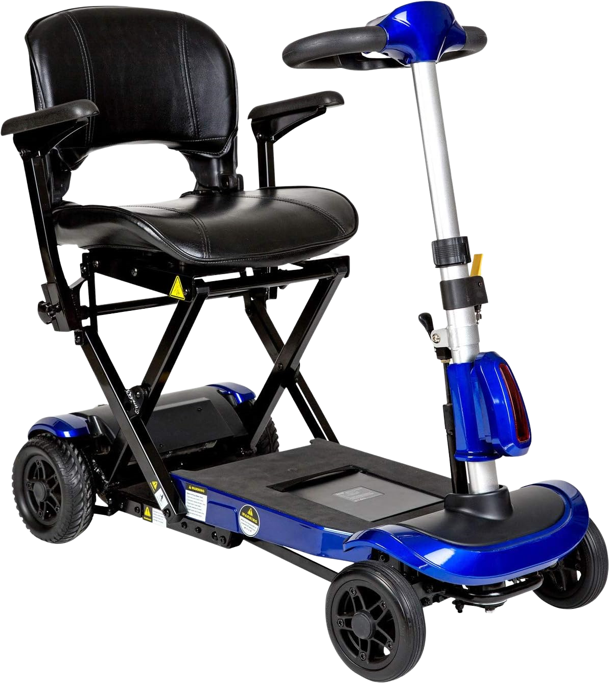 Drive Medical ZOOME-FLEX-AUTO Folding Mobility Scooter 4-Wheel Blue New