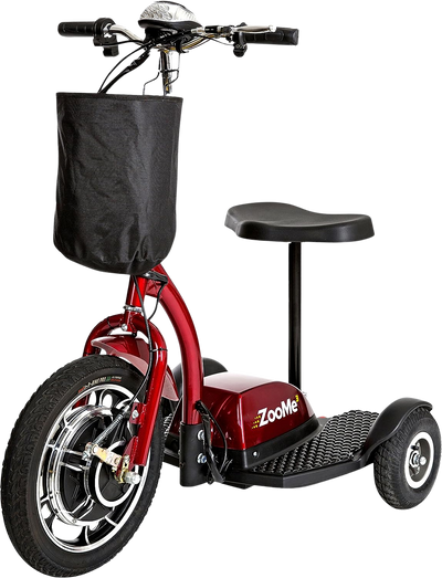 Drive Medical ZOOME3 Foldable Mobility Scooter 3-Wheel Red New