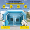 Vevor Inflatable Paint Booth 33" x 16.4" x 11.5" Spray Tent 1100W 370W Blowers Air Filter System New