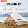 Vevor Bell Tent 9.8 ft/3m Yurt Cotton Canvas Waterproof With Stove Jack For 3-5 People 4 Seasons New