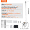 Vevor Tent Wood Stove 86" Alloy Steel Wood-Burning Stove with 1646 Cu. In. Firebox and Chimney Pipes New