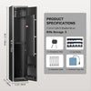 Vevor Gun Safe 5 Rifle Security Cabinet with Fingerprint Lock and Removable Shelf New