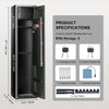 Vevor Gun Safe 5 Rifle Security Cabinet with Built-In Storage Locker and Digital Keypad Lock New