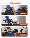 Vevor Leg Extension and Curl Machine 700 Lbs Capacity Adjustable Lower Body Workout Bench New