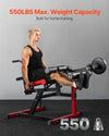 Vevor Leg Extension and Curl Machine 550 Lbs Capacity Adjustable Lower Body Strength Equipment New