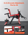 Vevor Leg Extension and Curl Machine 550 Lbs Capacity Adjustable Lower Body Strength Equipment New