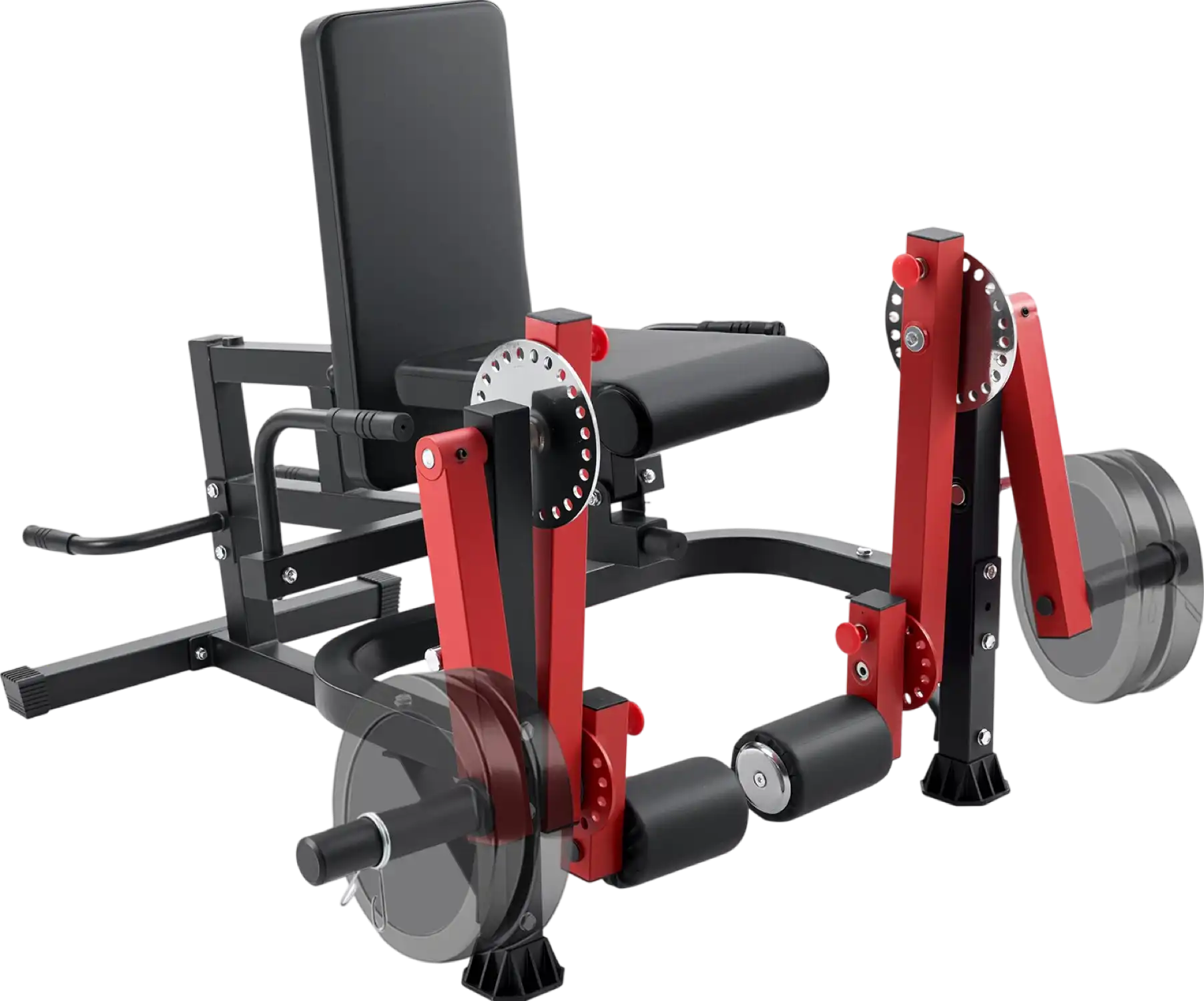 Vevor Leg Extension Curl Machine 700 Lbs Adjustable Seated Workout Bench for Thigh and Hamstring New
