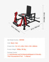 Vevor Leg Extension Curl Machine 700 Lbs Adjustable Seated Workout Bench for Thigh and Hamstring New