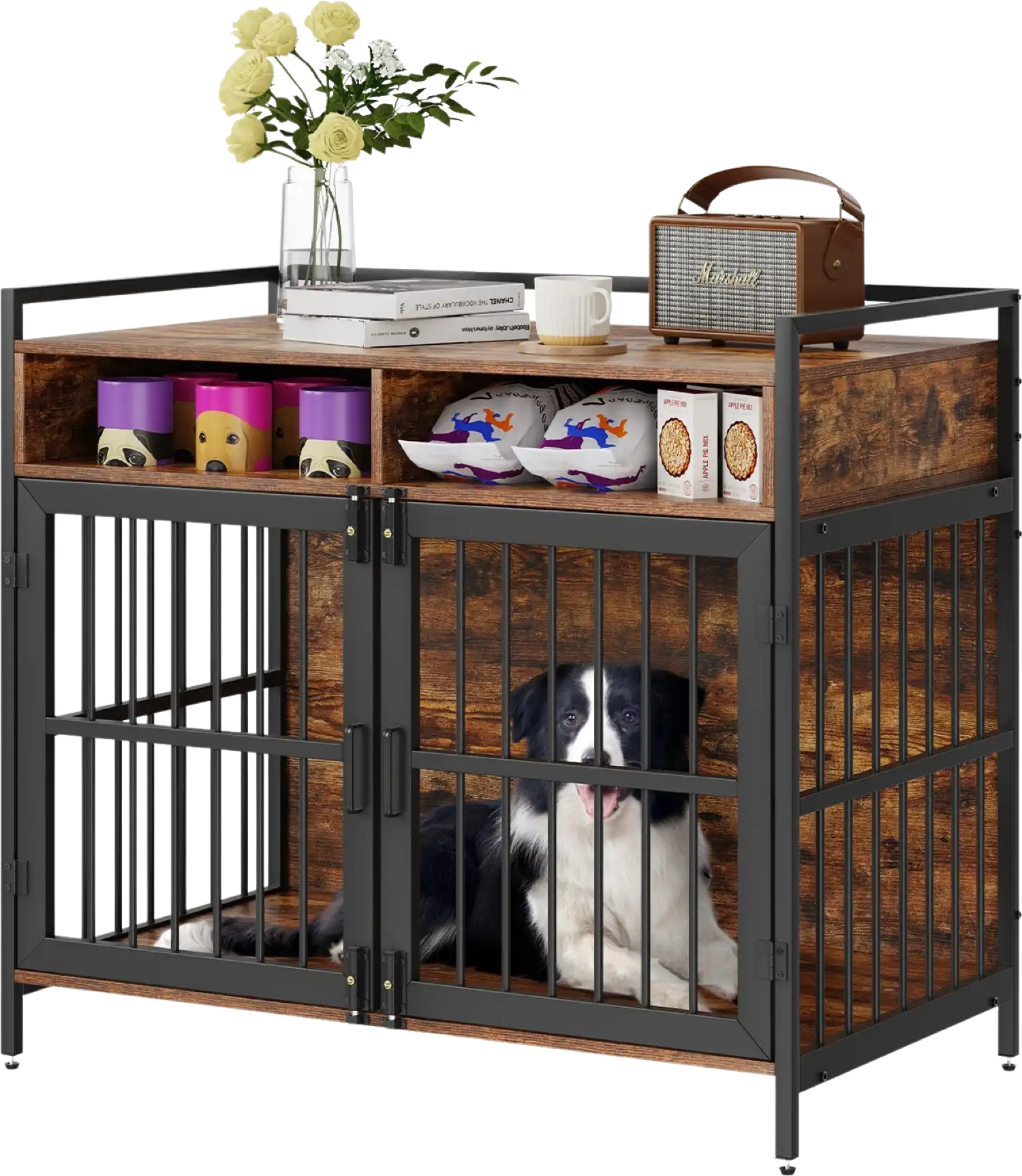 Vevor Furniture Style Dog Crate with Storage 41