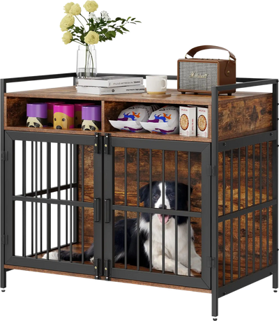 Vevor Furniture Style Dog Crate with Storage 41