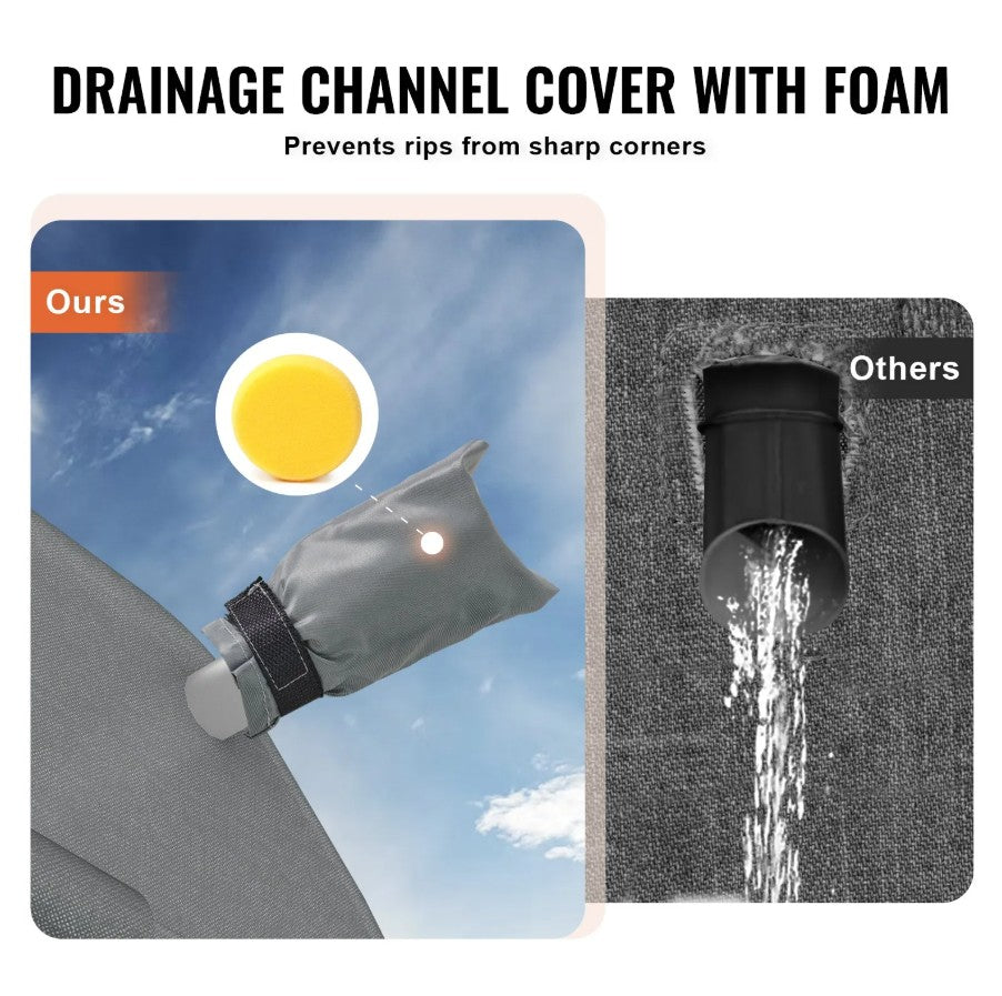 Vevor Class C RV Cover for 29'–32' Motorhomes Waterproof Oxford Fabric with Tire Covers New