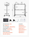 Vevor Folding Chair Rack Cart 800 Lbs Capacity Holds 84 Chairs or 12 Tables + 42 Chairs New