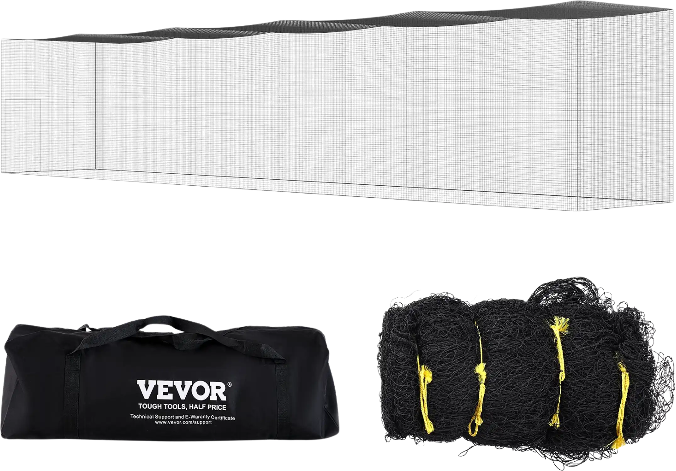 Vevor Baseball Batting Netting 70' x 12' x 14' Training Net Only with Door and Carry Bag New