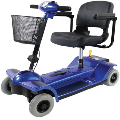 Zip'r 4 XTRA Traveler Long Range Mobility Scooter Blue New