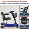 Zip'r 3 Mobility Scooter 3 Wheel 265 lbs. Capacity 24V 12 Miles 4.25MPH TSA Approved Blue New