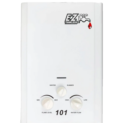 EZ Tankless EZ-101-LP 2.0 GPM 42500 BTU Outdoor Propane Gas Portable Tankless Water Heater Open Box