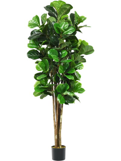 Costway 6' Artificial Indoor Outdoor Decorative Planter 59367082 New