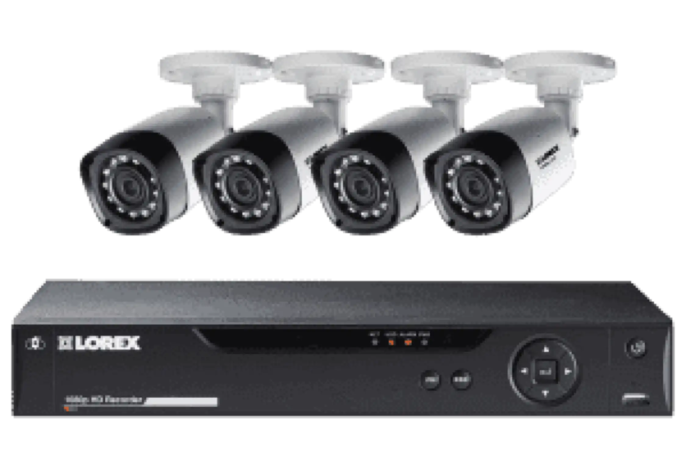 Lorex LHD84W HD 1080P 4 Cameras 8 Channel Weatherproof DVR Surveillance Security System New