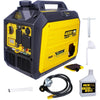 Aceup Energy AI4000DS Inverter Generator 3200/4000W Dual Fuel Gas Propane 30A Low THD New