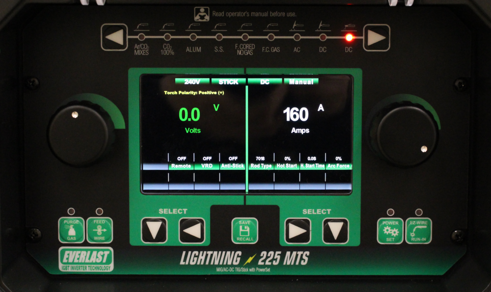 Lightning MTS 225 with TIG Package