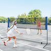 10/14 Feet Adjustable Badminton Net Stand with Portable Carry Bag-14 ft - Gallery View 1 of 9