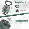 Adjustable weight dumbbell set with spinlock collars and stable flat base for safe home workouts.