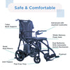 Journey Air Elite Max Folding Power Chair 3.7 MPH 19.8 Mile Range 12Ah 150W 08642MAX New