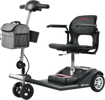 Metro Mobility Air Classic Mobility Scooter 4-Wheel Electric 24V 12Ah 250W 4.97 MPH 10 Mile Range Manufacturer RFB