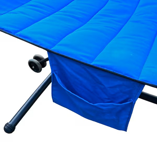 Algoma Padded Hammock Olefin Fabric and Steel Arc Stand New