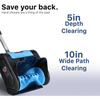 Alpha Works GUT054 Snow Blower & Shovel Portable Electric 20V 2Ah Cordless 25' Throw Distance New