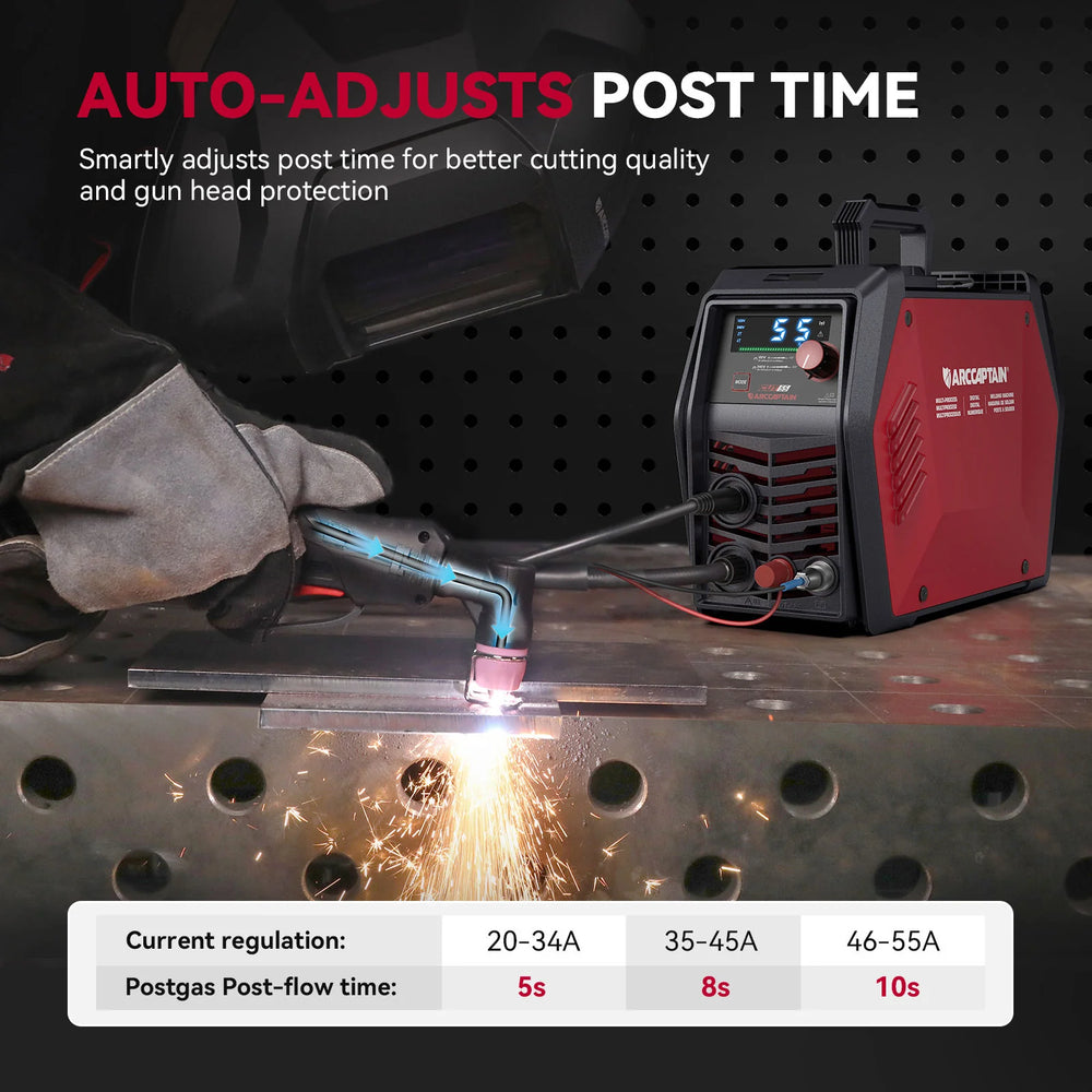 Arccaptain iControl CUT55 Pro Pilot Arc Plasma Cutter 55A 120V/240V App Control New