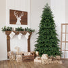 Artificial Christmas Tree Green Hinged Holiday Tree with 721/1019 Lush Branch Tips-6 ft - Gallery View 1 of 10