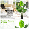 4 feet artificial Monstera Deliciosa tree with 10 realistic PEVA leaves, perfect for indoor and outdoor decoration.