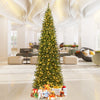 12 FT artificial Christmas tree with 800 warm white LED lights, perfect for festive home or shopping mall decoration.