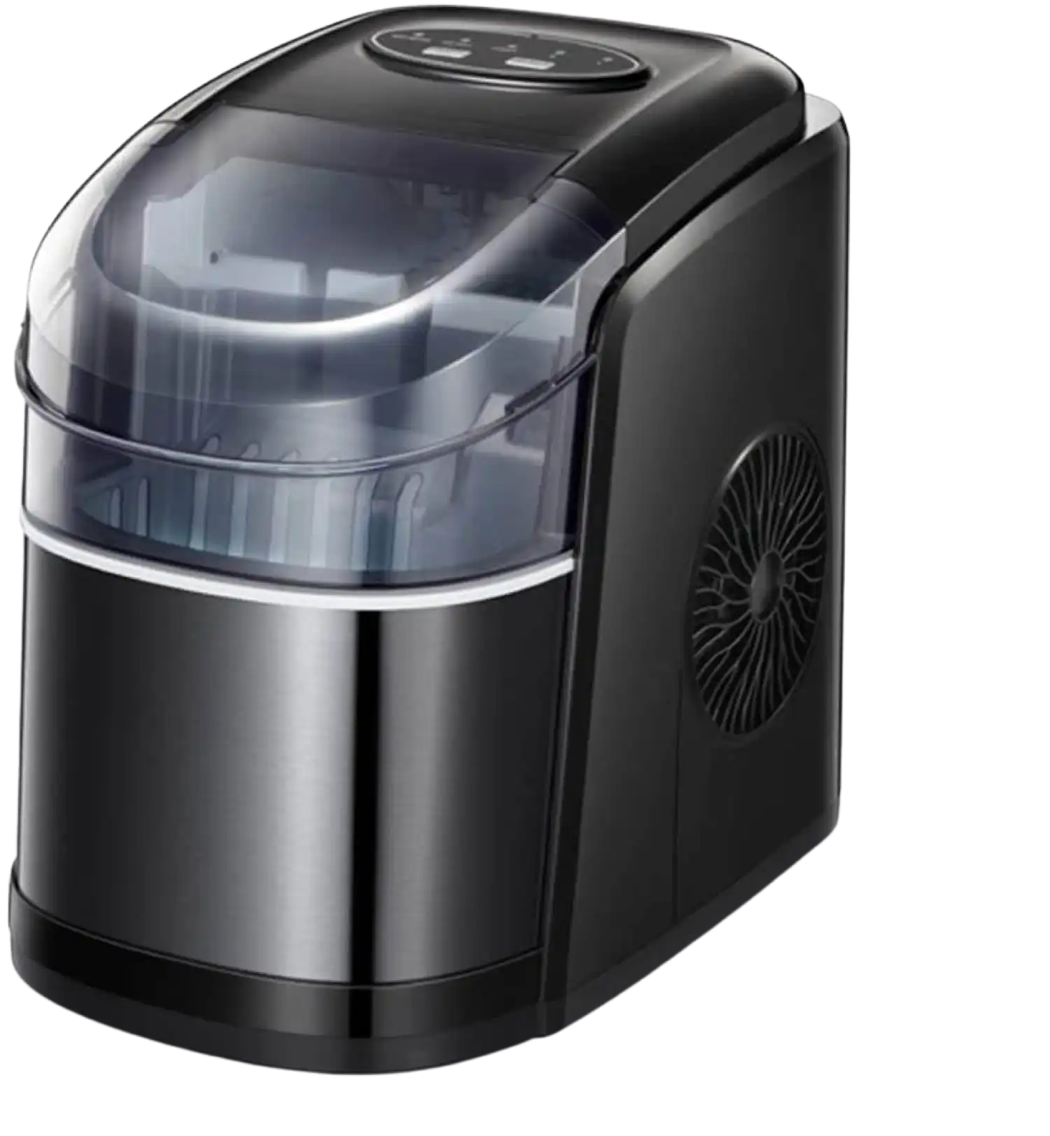 Antarctic Star Z12C Self Cleaning Portable Countertop Ice Maker Machine Black New