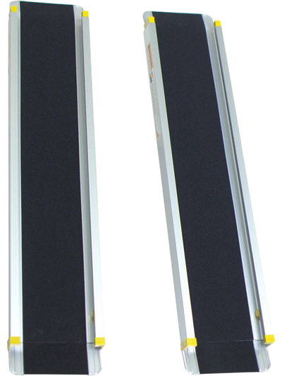 Costway Adjustable Non-Skid Telescoping Aluminum Wheelchair Ramp 05396248 New