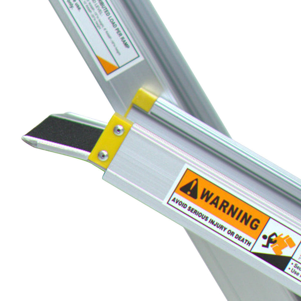 Adjustable Non-skid Wheelchair Telescoping Aluminum Ramp - Gallery View 8 of 9