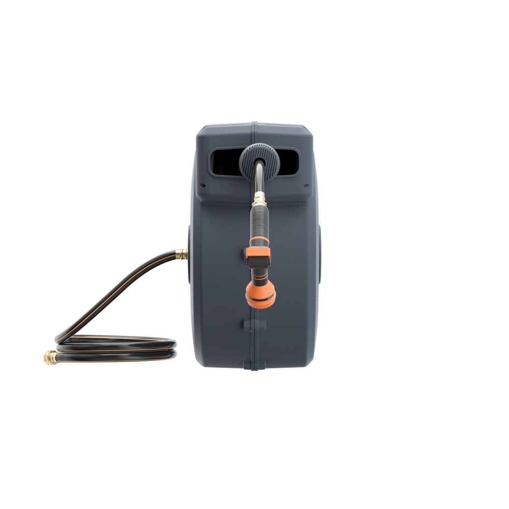 Giraffe Tools Retractable Garden Hose Reel 1/2 in. x 155 ft. 180° Wall Mount New