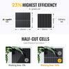 BougeRV ISE239 Bifacial Mono Solar Panel Rigid 300W with 12BB Cell Design New