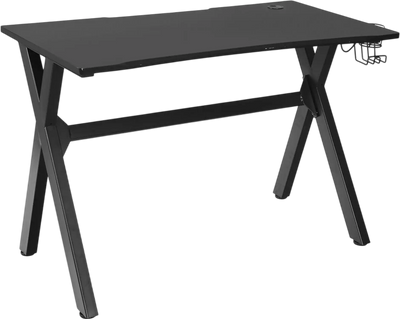 Costway Ergonomic Gaming Desk w/ Mousepad Cup & Headphone Holder 72586410 New