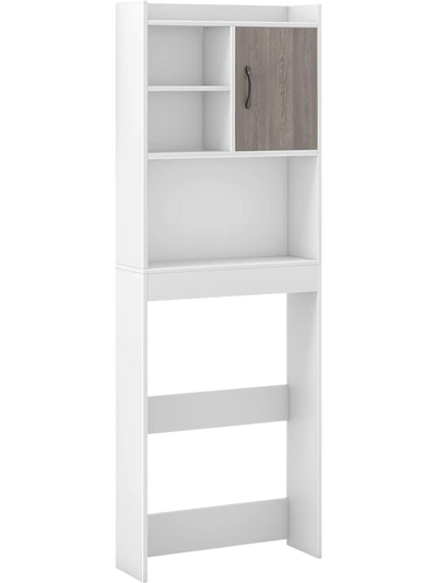 Costway 4-Tier Over Toilet Storage Cabinet with Open Shelves 21957483 New