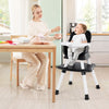 6-in-1 Convertible Baby High Chair with Adjustable Removable Tray-Black - Gallery View 1 of 9